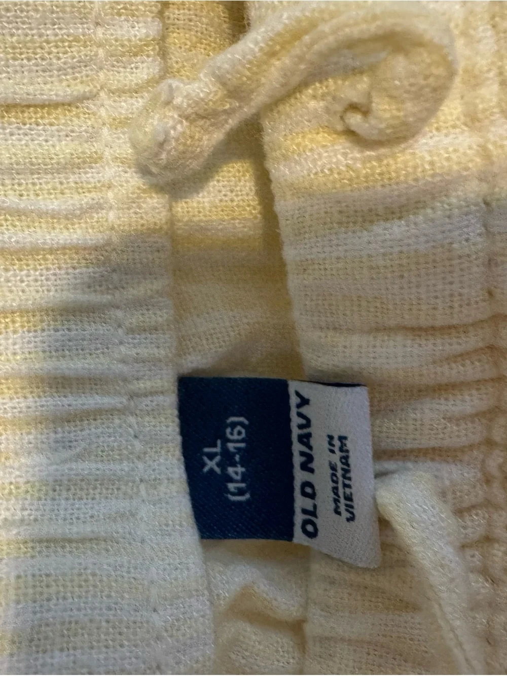 Old Navy Cream Corduroy Kids Wide-Leg Pants